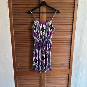 XXI Spaghetti Strap Patterned Dress - Small